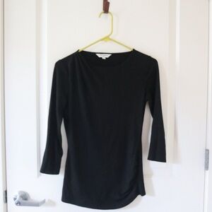 LK Bennett Classic Black Long Sleeve Top